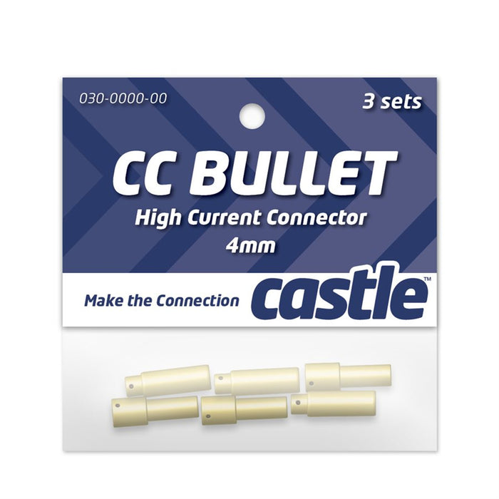 Castle Creations CCBUL43 4mm Bullet Connectors