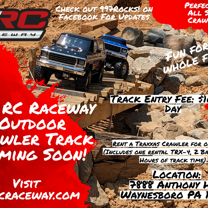 997 RC Raceway Outdoor Crawler Course Now Open!