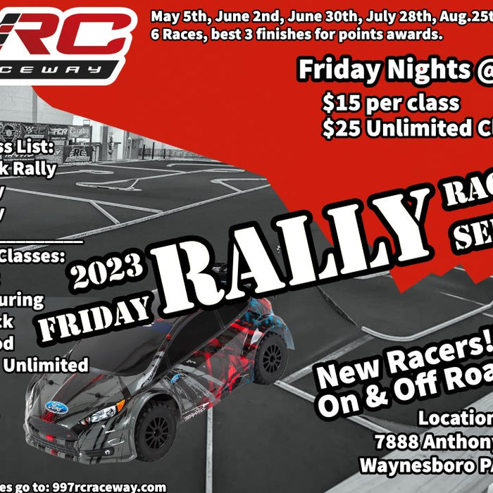 NEW RALLY RACE SERIES!!!! ON Road & OFF Road!!