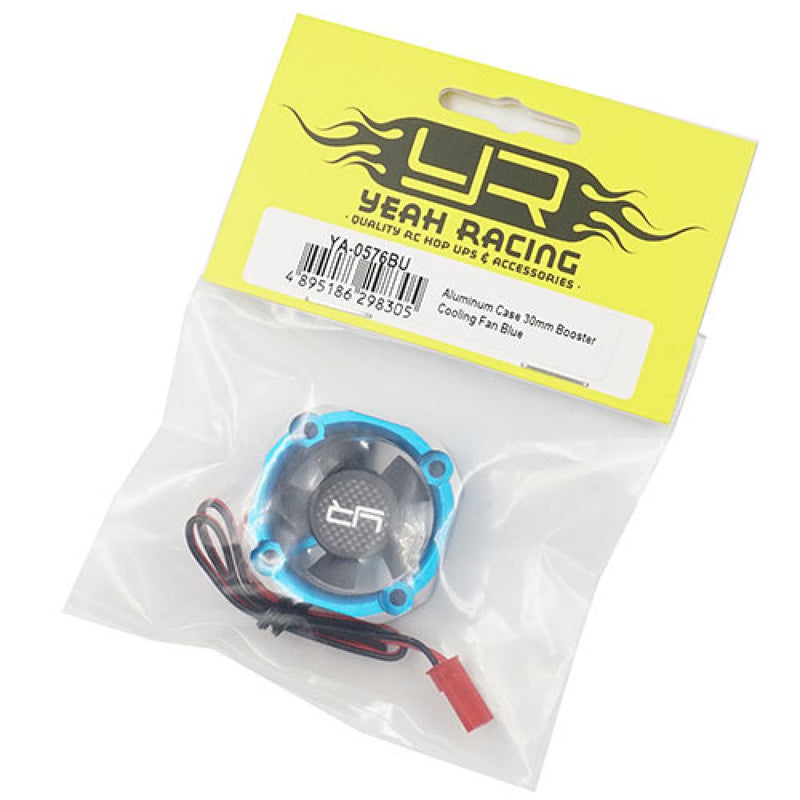 YA-0576BU Yeah Racing Aluminum Case 30mm Booster Cooling Fan Blue