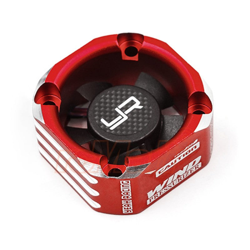 YA-0576RD Yeah Racing Aluminum Case 30mm Booster Cooling Fan Red