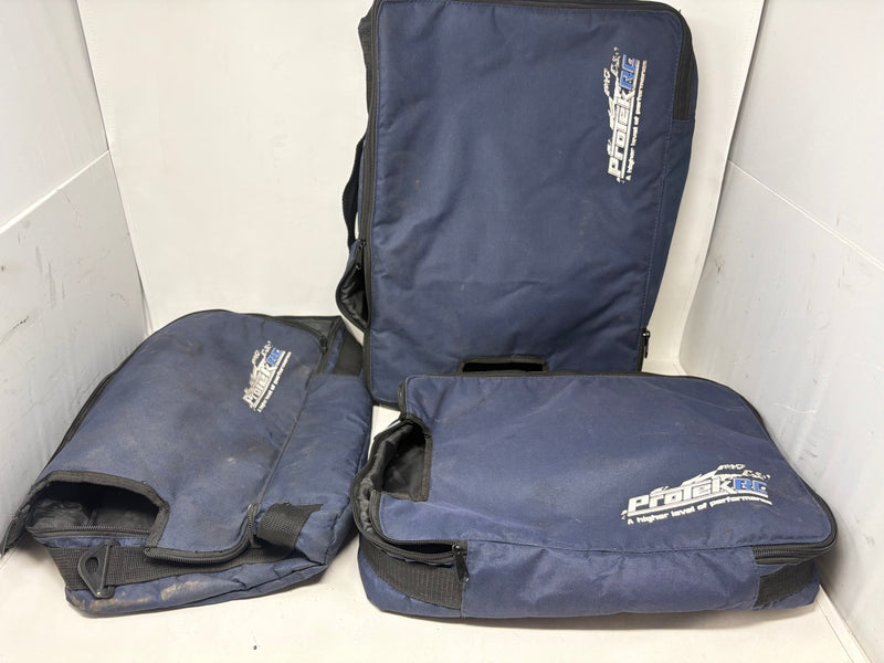 Used Set of 3 PTK-8113 ProTek RC 1/10 Buggy Carrier Bags