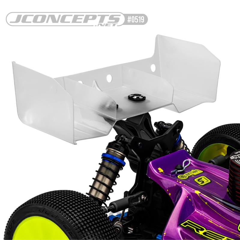 0519 JConcepts Razor Polycarbonate 1/8th Wing Set, Un-trimmed 0519