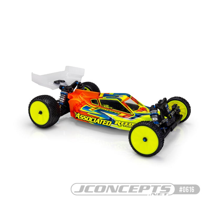 Jconcepts, P2 - RC10B7 Body w/ 6.5" Carpet Wing (Clear), 0616