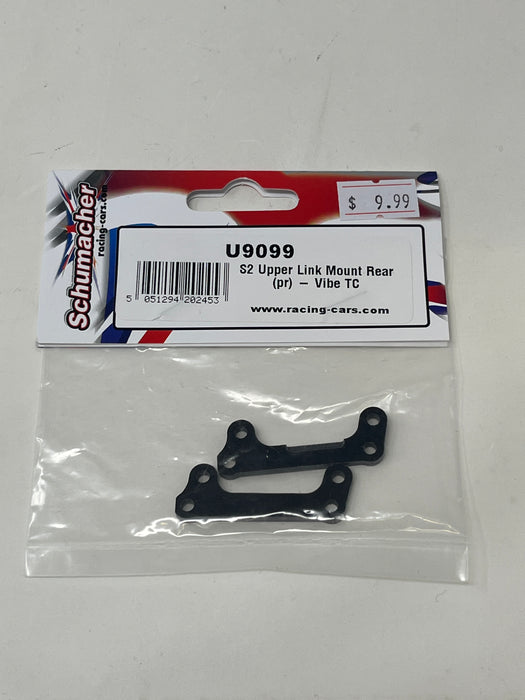 U9099 SCHUMACHER S2 Upper Link Mount Rear (pr) - Vibe TC
