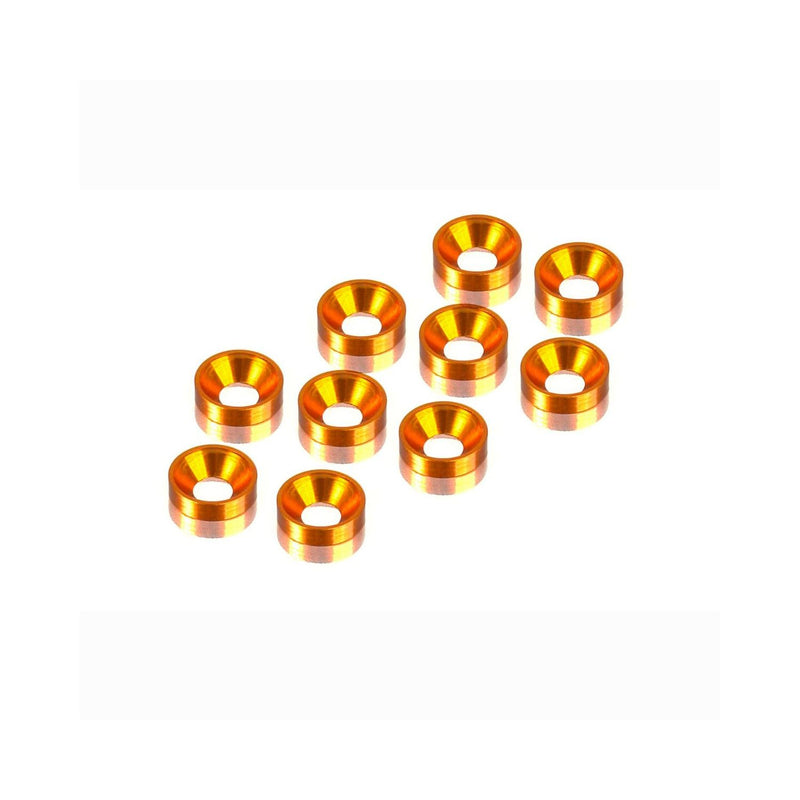 296510-O Hudy Alu Countersunk Shim Orange