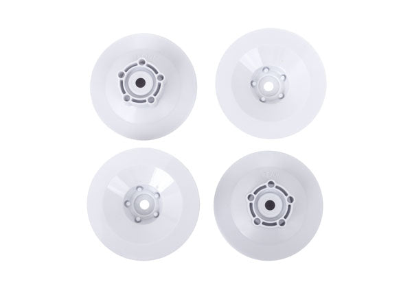 10457-WHT TRAXXAS Wheel discs (white) (4)