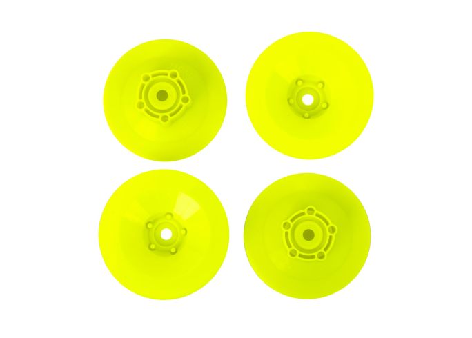 10457-YLW TRAXXAS Wheel discs (yellow) (4)