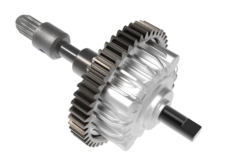 10760R TRAXXAS Differential kit, center (complete with steel spur gear) (aluminum carrier) (requires #10757 & #10762)