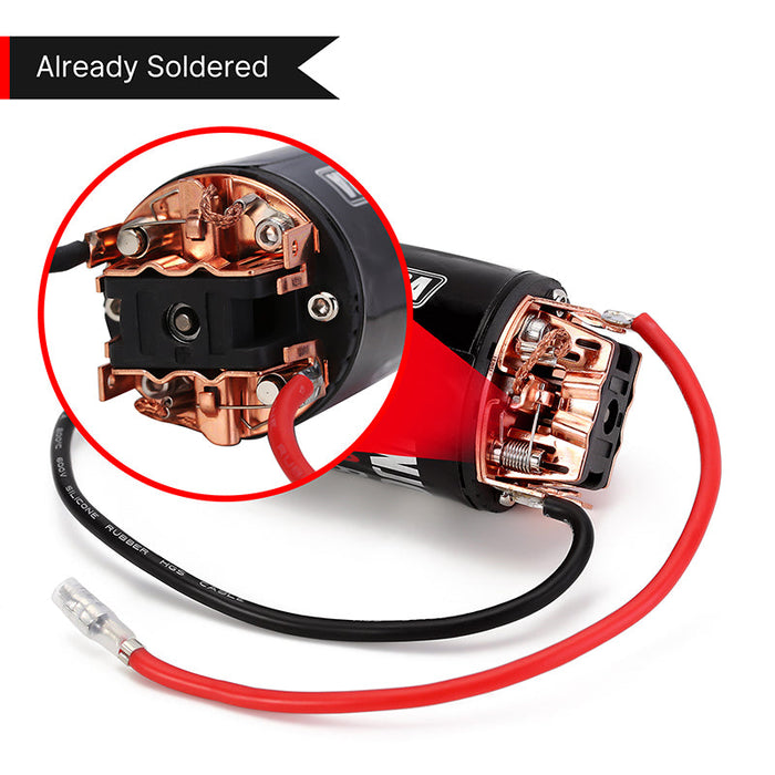 INJORA 550 3-SLOT Waterproof Brushed Motor 11T For 1/10 RC Crawlers (INM09)