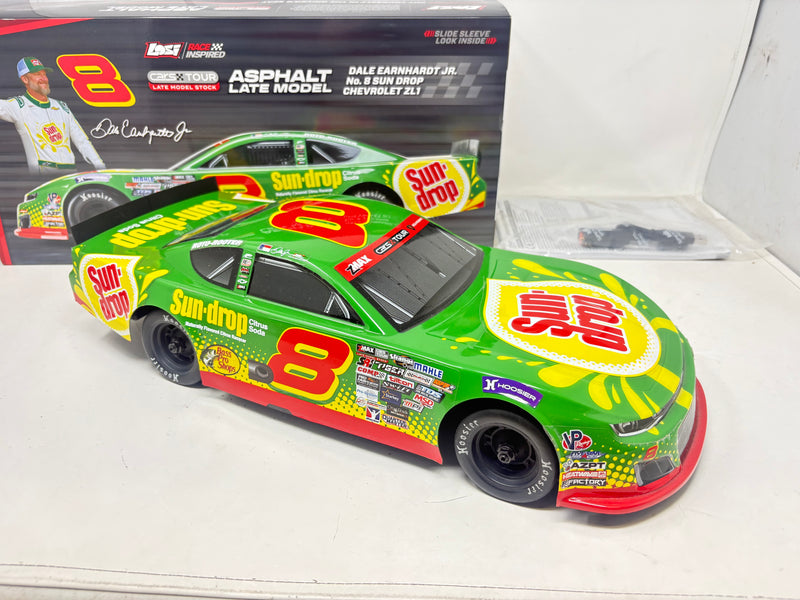 Used LOSI 1/12 Asphalt Late Model RC Race Car Dale Earnhardt Jr. No. 8 2025 Sun Drop