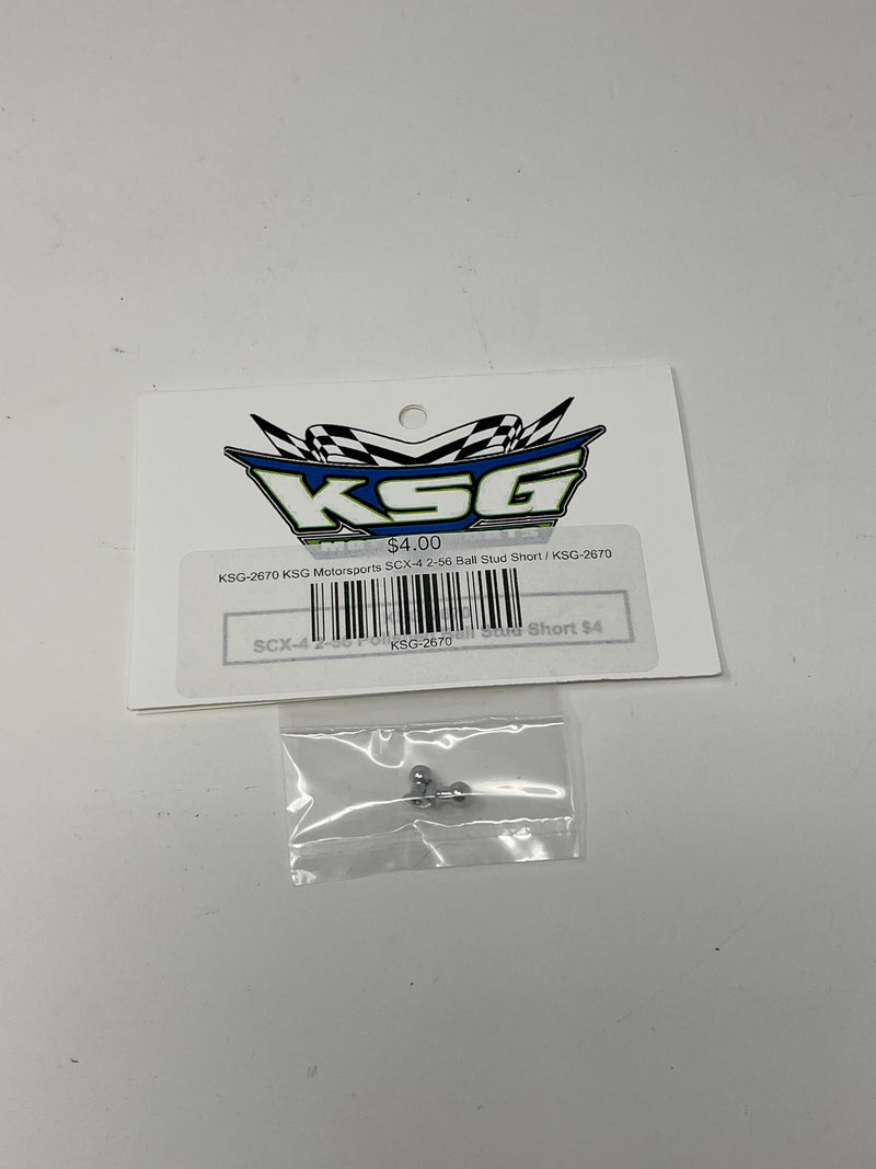 KSG-2670 KSG Motorsports SCX-4 2-56 Ball Stud Short