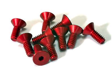 1451 CRC – 4-40 x 5/16 FH Alum-Red (10)