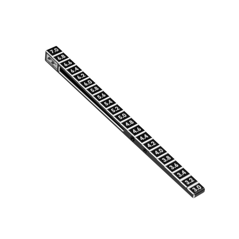 1530 Team Associated FT Stepped Ride Height Gauge, 3-7mm