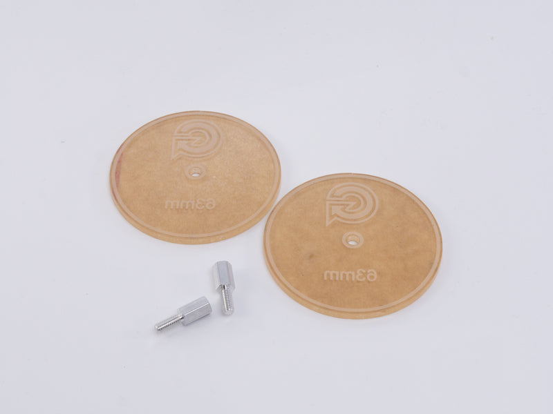GRC333: Gravity RC Touring Car Wheel Well Tracing Kit (includes two axle extensions and two tracing discs)