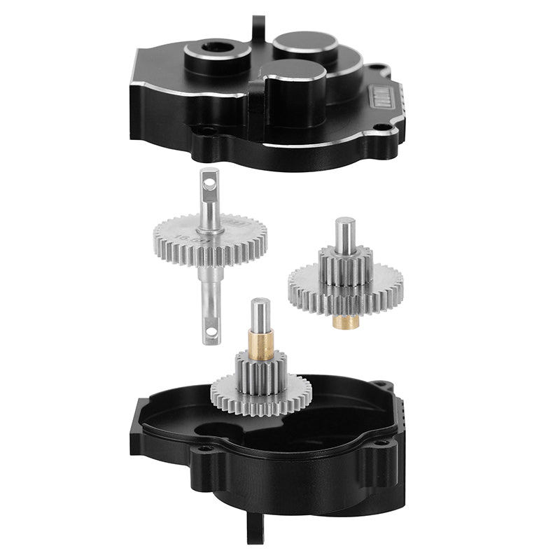 4M-55AS-BK INJORA CNC Aluminum Complete Transmission For 1/18 TRX4M (4M-55AS-BK)