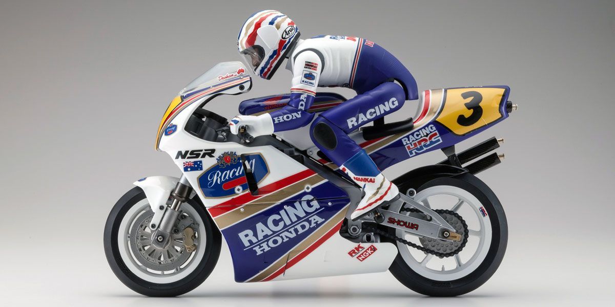 34932B Kyosho 1/8 EP MOTORCYCLES HANGING ON RACER Honda NSR500 1991 Kit