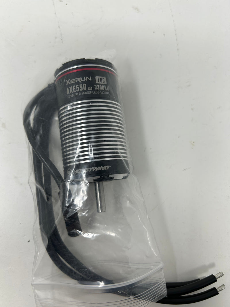 Used Hobbywing AXE 550 FOC R2 Sensored Brushless Crawler Motor (3300Kv)