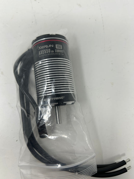 Used Hobbywing AXE 550 FOC R2 Sensored Brushless Crawler Motor (3300Kv)