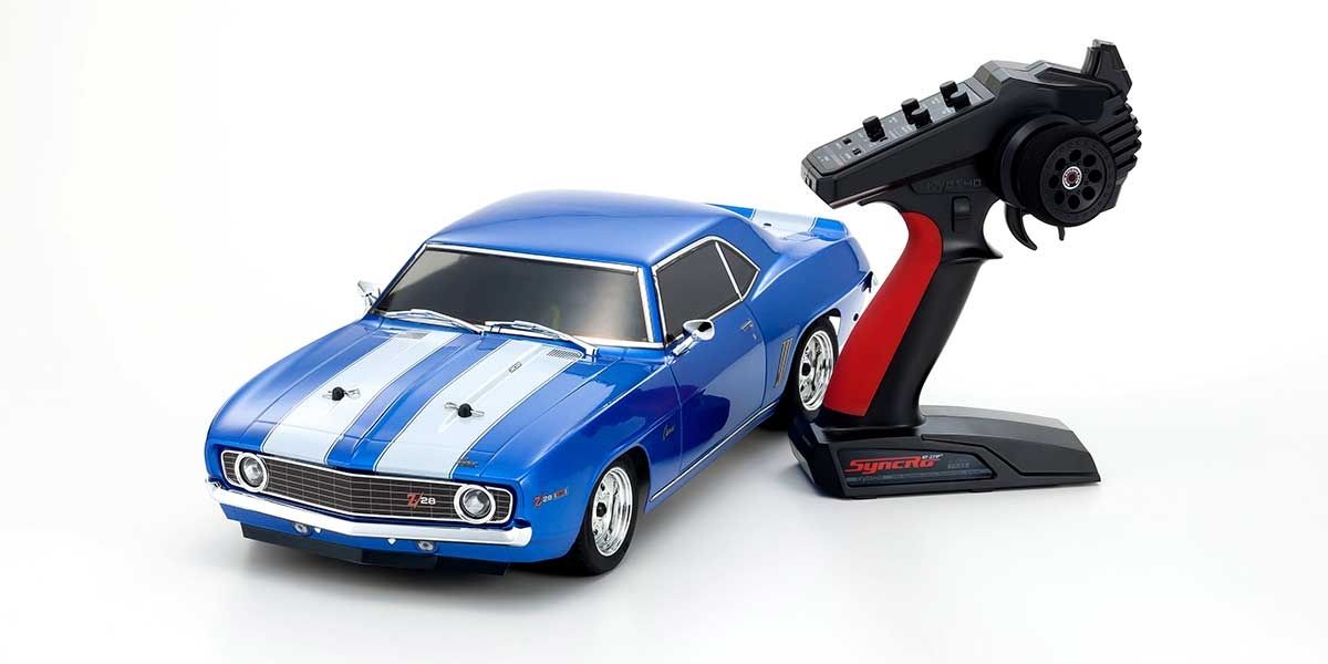 34418T1C Kyosho 4WD FAZER Mk2 FZ02 Series Readyset 1969 Chevy® Camaro® Z/28 Le Mans Blue