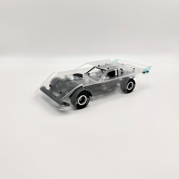 1RC1087 1RC 1/18 Late Model 2.0, Clear, RTR