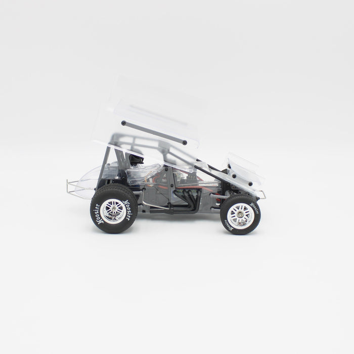 1RC1097 1/18 Sprint Car 4.0, Clear, RTR