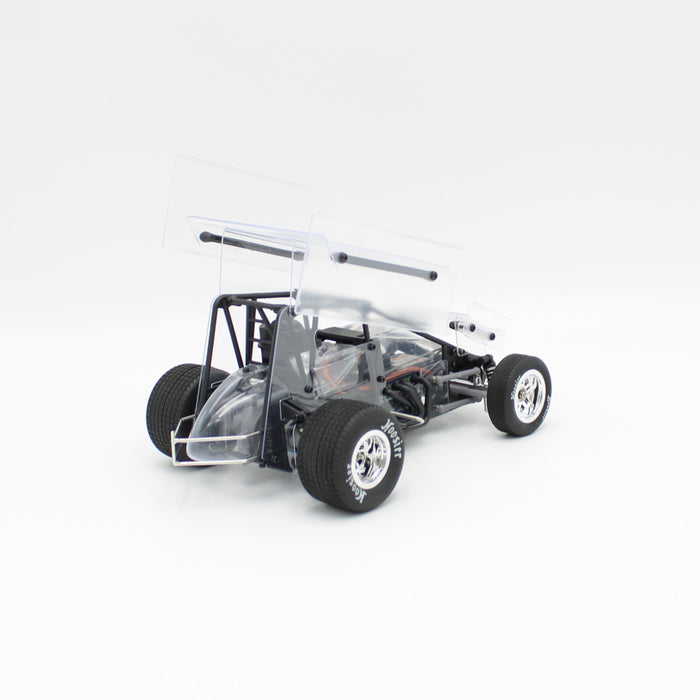 1RC1097 1/18 Sprint Car 4.0, Clear, RTR