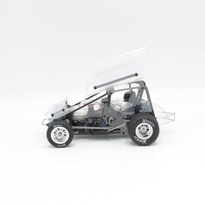 1RC1097 1/18 Sprint Car 4.0, Clear, RTR