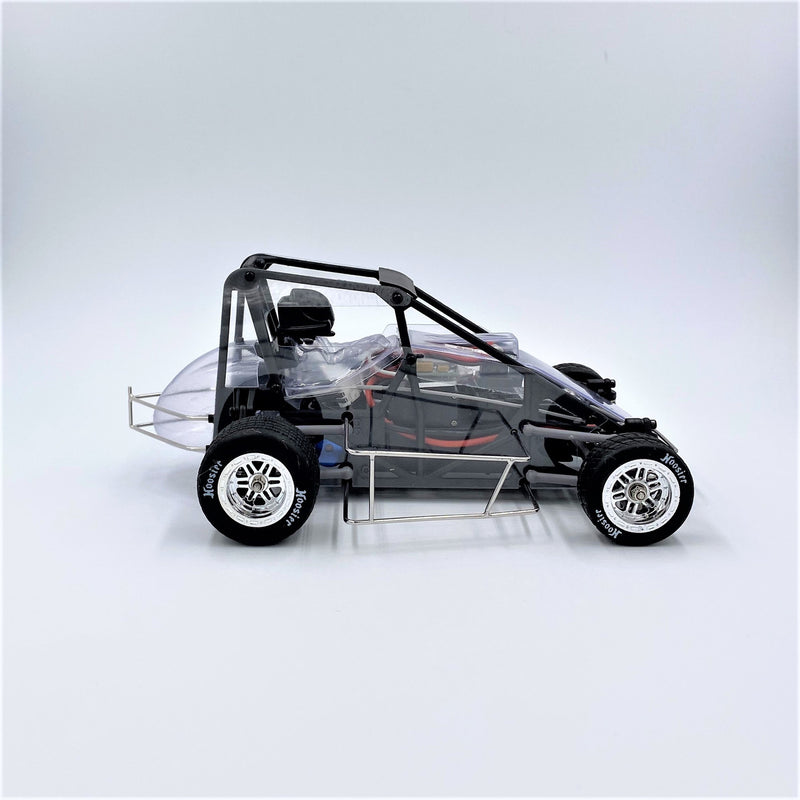 1RC1102 1RC 1/18 Midget 3.0, Clear, RTR