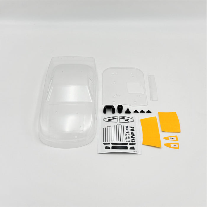 1RC6059 1RC Body Set, Clear, 1/18 Asphalt LM