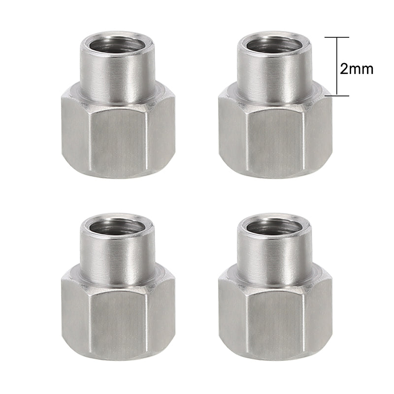 WH-23-2 INJORA 4PCS 2/3/4.5mm M2.5 Long Nuts For 1/18 TRX4M