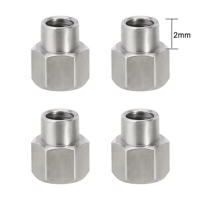 INJORA 4PCS 2/3/4.5mm M2.5 Long Nuts For 1/18 TRX4M