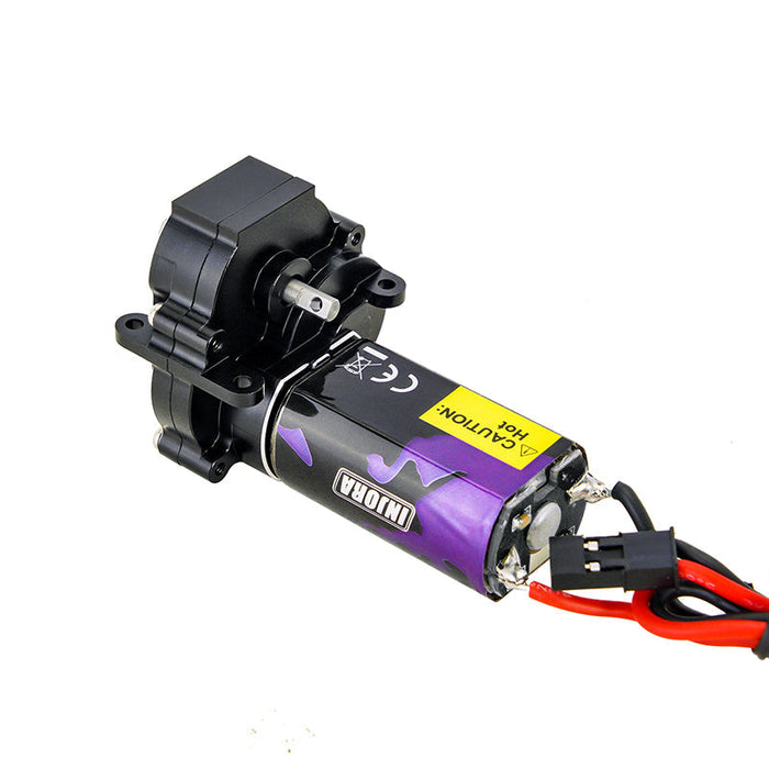 4M-54BK_A INJORA Complete Transmission with 180 Brushed Motor for 1/18 TRX4M