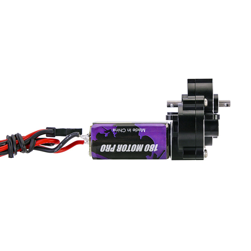 4M-54BK_A INJORA Complete Transmission with 180 Brushed Motor for 1/18 TRX4M