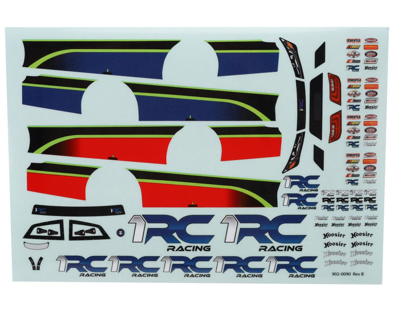 1RC Racing Asphalt Late Model 1/24 Brushless RTR 2WD Oval Race Car w/2.4GHz Radio, Battery & Charger