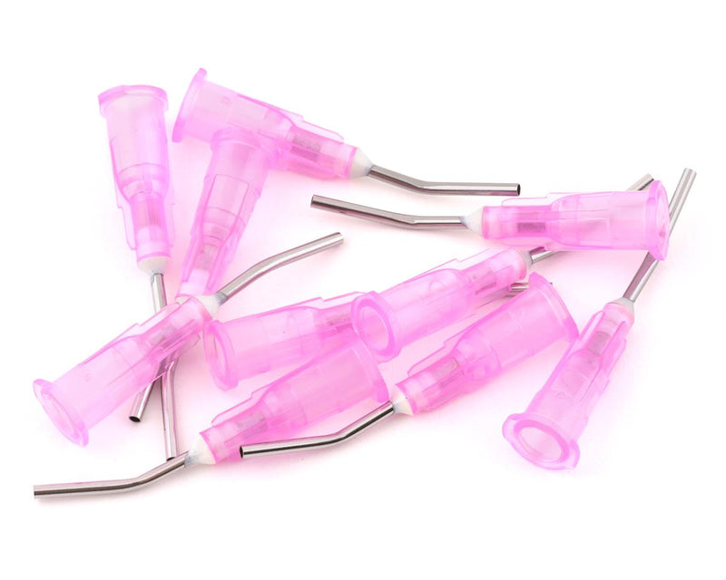 10204 1up Racing HD Curved Steel Glue Tips Thick Tip - 10pcs