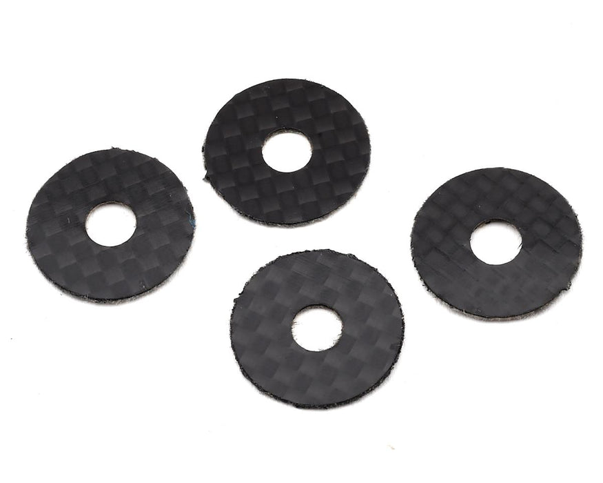 10402 1up Racing Carbon Fiber Body Washers Extra Protection fort 5mm Body Posts