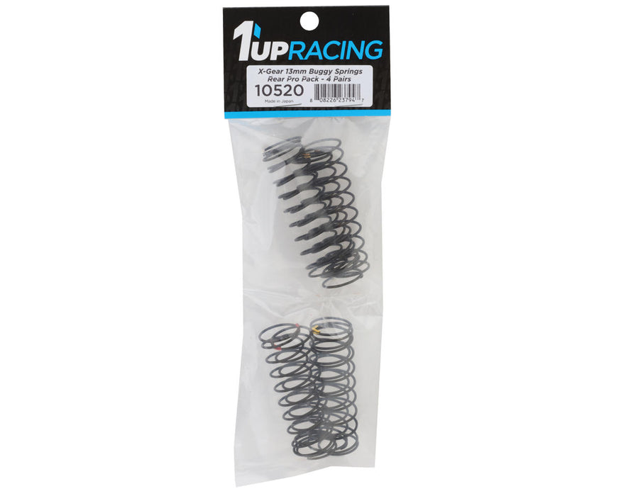 10520 1UP Racing X-Gear 13mm Rear Buggy Pro Pack Springs (4)