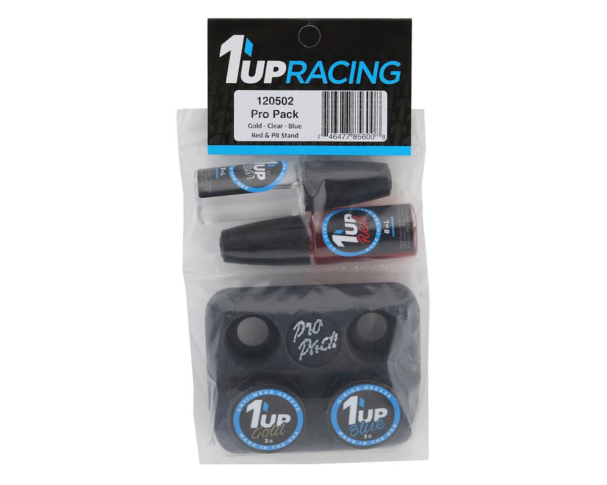 120502 1UP Racing Grease & Oil Lubricant Pro Pack w/ Pit Stand