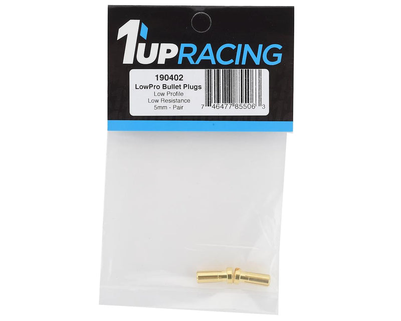 190402 1UP Racing 5mm Low Profile Bullet Plugs