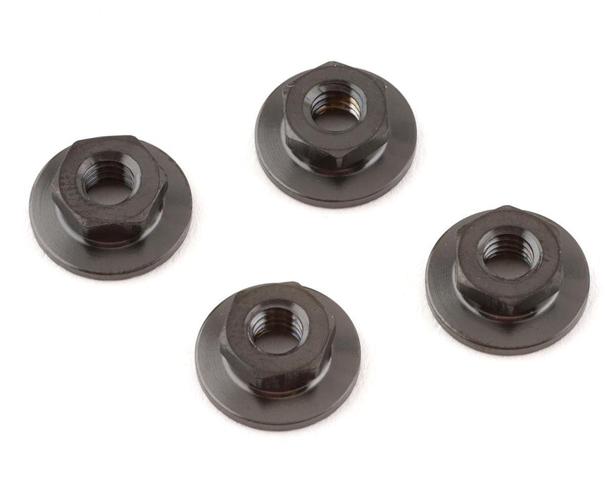 710001 1UP Racing Pro Duty Titanium 4mm Lockdown Wheel Nuts (Black) (4)