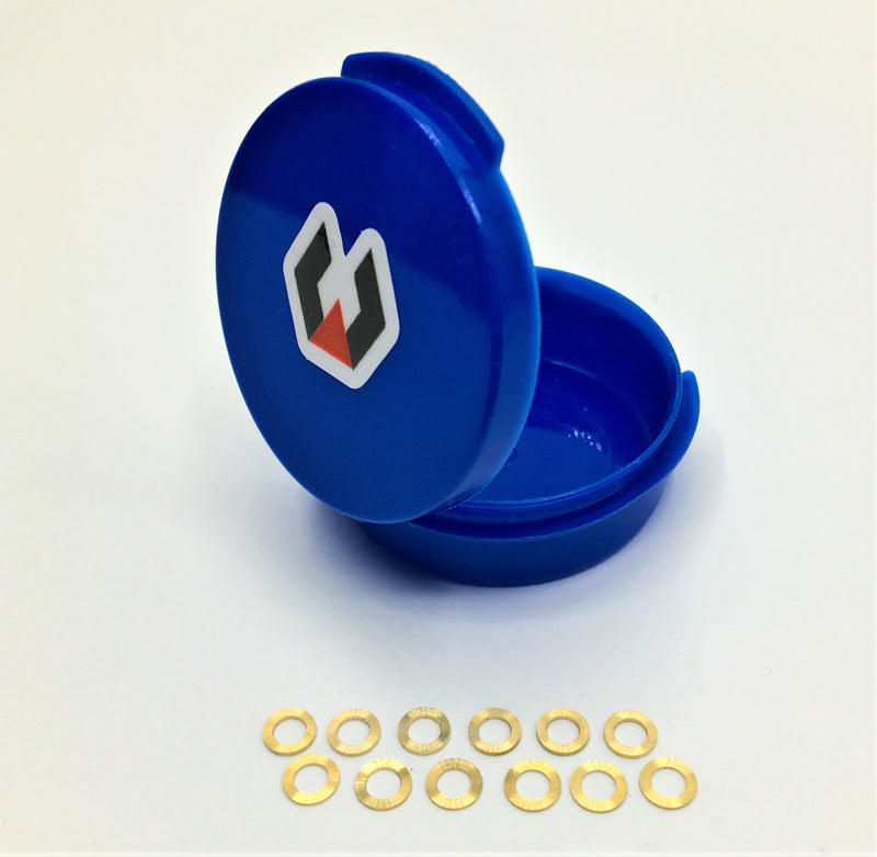 Motiv Mov3120: M-Code Motor Shim Kit (12pcs) Brass