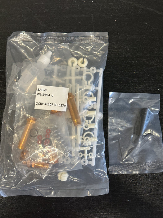 NEW TEAM ASSOCIATED RC10 JAY HALSEY EDITION Complete front and rear shock set with building tool