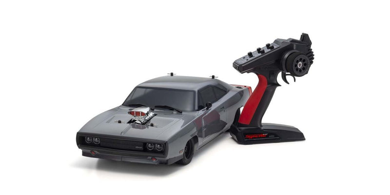 Kyosho Fazer 1/10 Scale Radio Controlled Electric Powered 4WD FAZER Mk2 FZ02L VE Series Readyset 1970 Dodge Charger Supercharged VE Gray 34492T1C