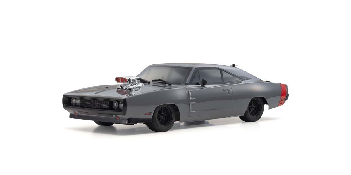 Kyosho Fazer 1/10 Scale Radio Controlled Electric Powered 4WD FAZER Mk2 FZ02L VE Series Readyset 1970 Dodge Charger Supercharged VE Gray 34492T1C