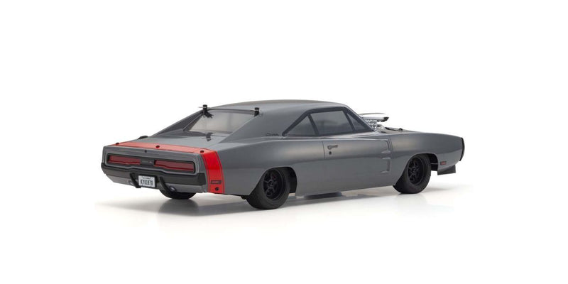 Kyosho Fazer 1/10 Scale Radio Controlled Electric Powered 4WD FAZER Mk2 FZ02L VE Series Readyset 1970 Dodge Charger Supercharged VE Gray 34492T1C