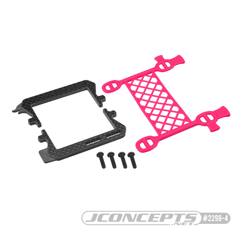 2298-4 Jconcepts B6.2 Cargo Net Battery Brace (Pink)