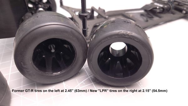 2316 Team CRC LPR Rubber Rear Tires-1/10th onroad/oval