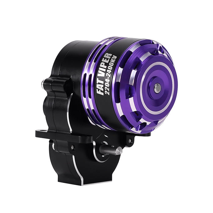 INM17-2400KV-99BK INJORA Fat Viper 2204 Brushless Outrunner Motor for 1/18 TRX4M