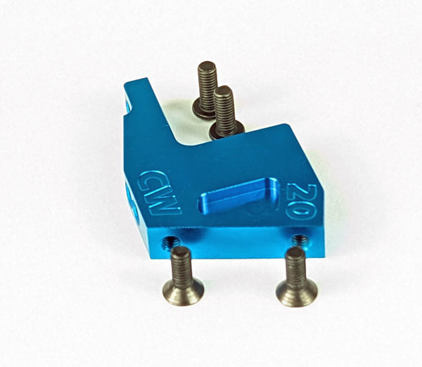 2408 Custom Works 20 DEG FRONT SUS. MOUNT 3MM THREADS (1)